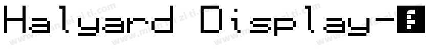 Halyard Display字体转换